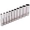 Dynamic Tools 1/4" Drive 10 Piece 6 Point, Deep SAE Socket Set, 3/16" - 9/16" D004001 - alternate 6